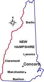 Map of New Hampshire - click here for directions